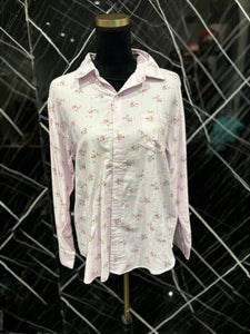 Chemise / haut de pyjama Ralph Lauren rose fleuri