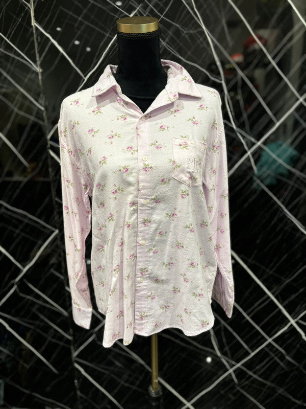 Chemise / haut de pyjama Ralph Lauren rose fleuri