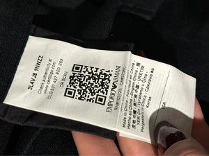 Veste garcon emporio armani a simple boutonnage en jersey point tissée