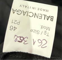 Charger l&#39;image dans la galerie, Pantalon fluide Balenciaga noir et rouge