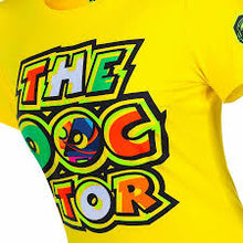 Charger l'image dans la galerie, 🏍️ T-shirt jaune Valentino Rossi “The Doctor” – Style pop &amp; racing 💥