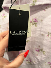 Charger l&#39;image dans la galerie, Chemise / haut de pyjama Ralph Lauren rose fleuri