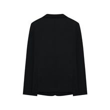 Charger l&#39;image dans la galerie, Veste garcon emporio armani a simple boutonnage en jersey point tissée