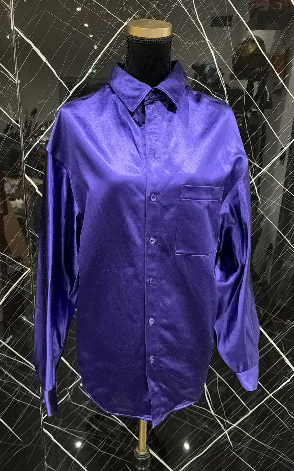 Chemise épaisse  Balenciaga violet