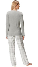 Charger l'image dans la galerie, 🌙 Pantalon de Pyjama Ralph Lauren – Gris &amp; Blanc – Taille L – Neuf sans étiquette 🌙