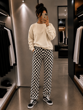 Charger l'image dans la galerie, 🖤🤍 Pantalon Chino / Jean Vans – Damier Noir &amp; Blanc – Taille 32 – Neuf avec étiquette 🤍🖤