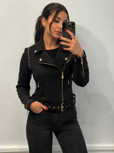 Charger l'image dans la galerie, 🖤 Blazer / Perfecto Armani Exchange Femme – Taille S – Neuf avec étiquette 🖤