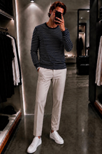 Charger l'image dans la galerie, 🤍💙 Pull Ralph Lauren – Bleu marine &amp; blanc – Neuf avec étiquette 💙🤍