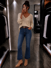 Charger l'image dans la galerie, 👖 Jean Évasé Polo Ralph Lauren Femme – Bleu Foncé Délavé – Taille 27 (36 FR) 👖