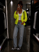 Charger l'image dans la galerie, 💛 Coupe-Vent Armani Exchange – Fluo &amp; Blanc – Taille XS – Neuf avec étiquette 💛