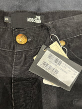 Charger l'image dans la galerie, 🖤✨ Pantalon Velours Love Moschino – Noir – Taille FR 36 / US 26 ✨🖤