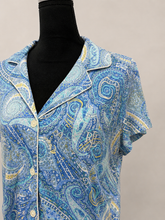 Charger l'image dans la galerie, 💙 Haut de Pyjama Ralph Lauren – Bleu – Taille M – Neuf avec étiquette 💙