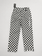 Charger l'image dans la galerie, 🖤🤍 Pantalon Chino / Jean Vans – Damier Noir &amp; Blanc – Taille 32 – Neuf avec étiquette 🤍🖤