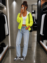 Charger l'image dans la galerie, 💛 Coupe-Vent Armani Exchange – Fluo &amp; Blanc – Taille XS – Neuf avec étiquette 💛