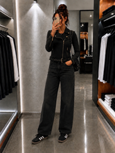 Charger l'image dans la galerie, 🖤 Blazer / Perfecto Armani Exchange Femme – Taille S – Neuf avec étiquette 🖤