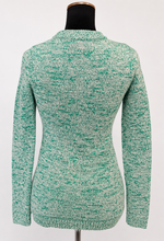 Charger l'image dans la galerie, 💚🤍 Pull maille Balenciaga vert / blanc – Pièce Défilé 🤍💚 Taille XS