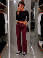 Charger l'image dans la galerie, ✨🤍 JEANS ZADIG &amp; VOLTAIRE BORDEAUX – NEUF AVEC ÉTIQUETTE 🤍✨ Taille 34