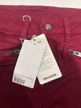 Charger l'image dans la galerie, ✨🤍 JEANS ZADIG &amp; VOLTAIRE BORDEAUX – NEUF AVEC ÉTIQUETTE 🤍✨ Taille 34