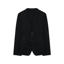 Charger l&#39;image dans la galerie, Veste garcon emporio armani a simple boutonnage en jersey point tissée