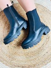 Charger l'image dans la galerie, Bottines noires zippes intérieur