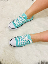Charger l'image dans la galerie, Baskets toile aquaverde