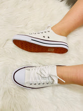 Charger l'image dans la galerie, Baskets basse toile blanche