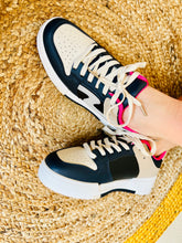 Charger l'image dans la galerie, Baskets marine à lacets