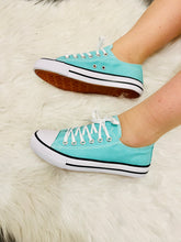Charger l'image dans la galerie, Baskets toile aquaverde