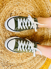 Charger l'image dans la galerie, Baskets basse toile kaki